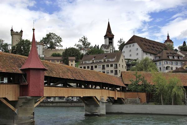 Lucerne ,Spreuerbrücke