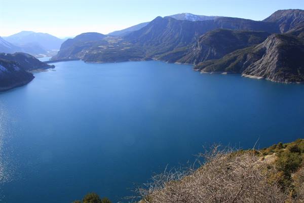 Panorama from the Sauze-du-Lac viewpoint
