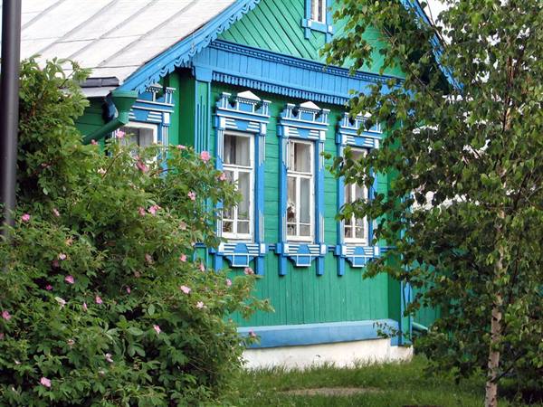 the old houses of Suzdal