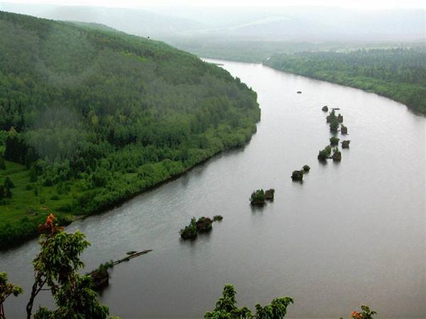 the Vishera river