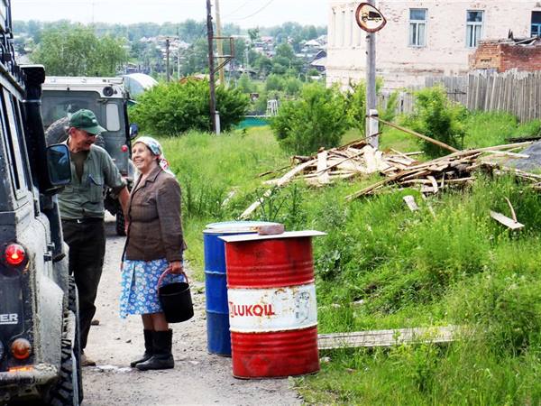 finally at the village of Kytlym, on the Siberian side of the Urals