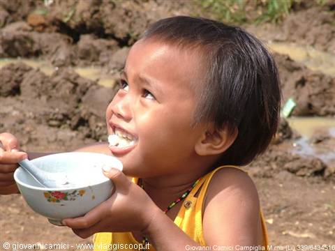 Child from the Chicken village