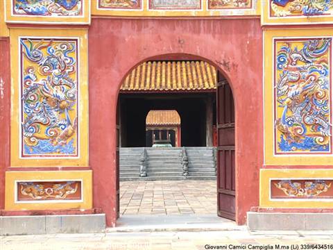 Hue - imperial city - residence of queen Dien Th