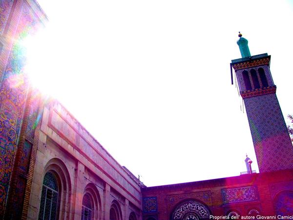 Tehran-dawn over the golestan palace