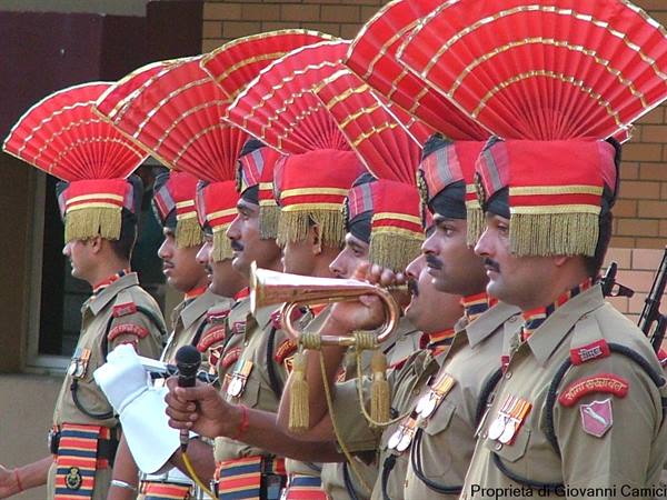 AMRITSAR, Ceremony at the Attari border