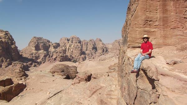 Petra - The view and I