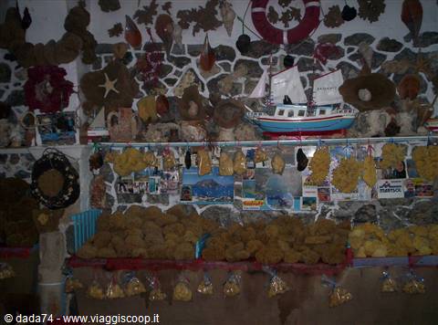 Sponge shop in Kalymnos