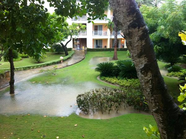 A holiday in the rain