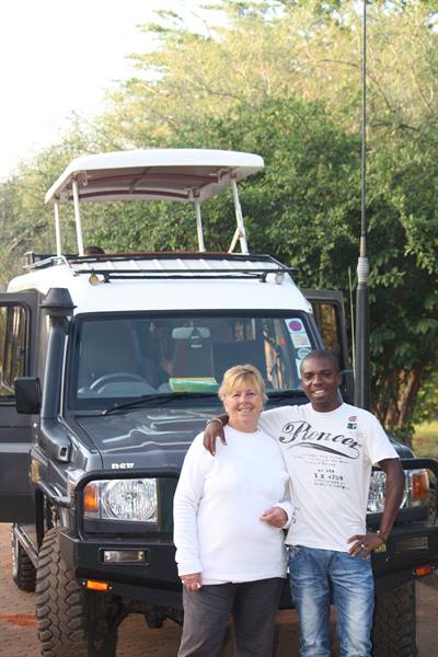 Ziro Epson - lawyer Luca- and the jeeps he uses for safaris