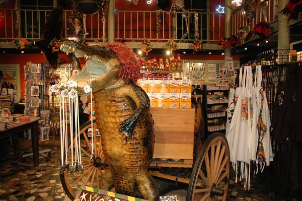 SOUVENIR DISPLAY IN A NEW ORLEANS SHOP