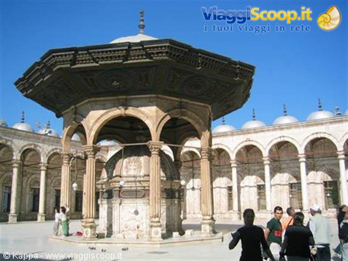 Courtyard inside the mosque of Mohamed Ali