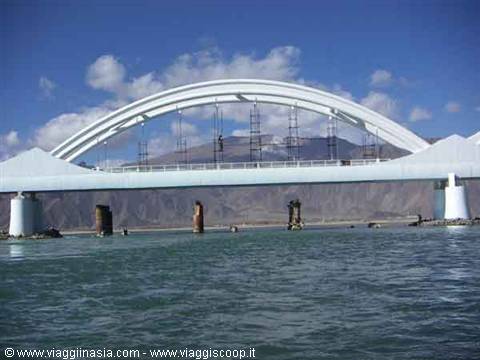 the railway bridge