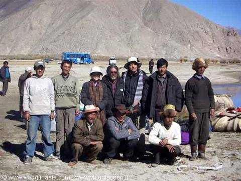 arrival at samye; the staff