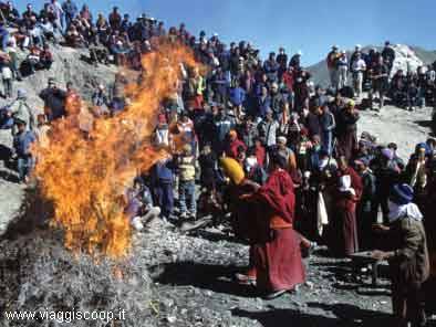 Votive torma ceremony at the Stok festival