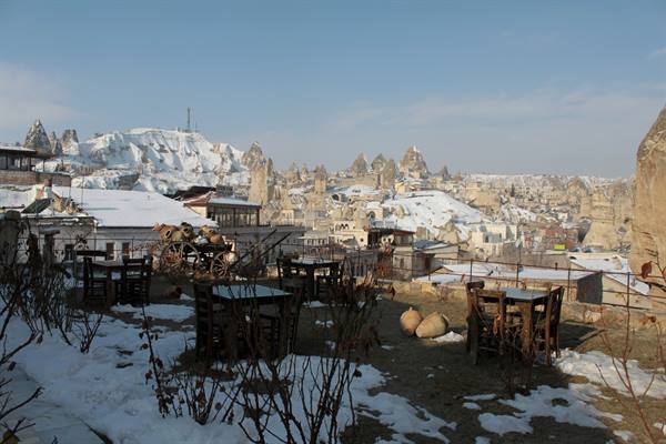 Terrace of Derish Cave House, Goreme