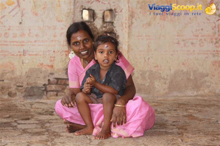 Mother with daughter Tamil Nadu