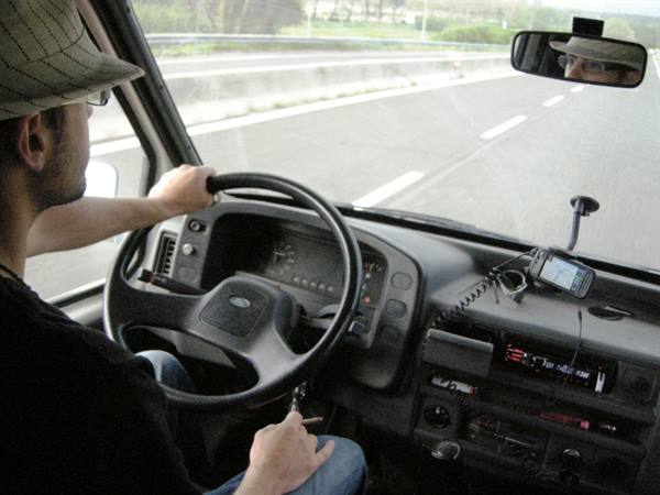 The accidental camper at the wheel