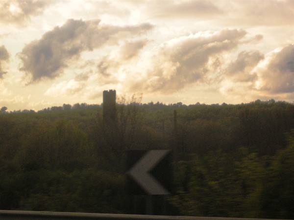 Tuscan landscape on board