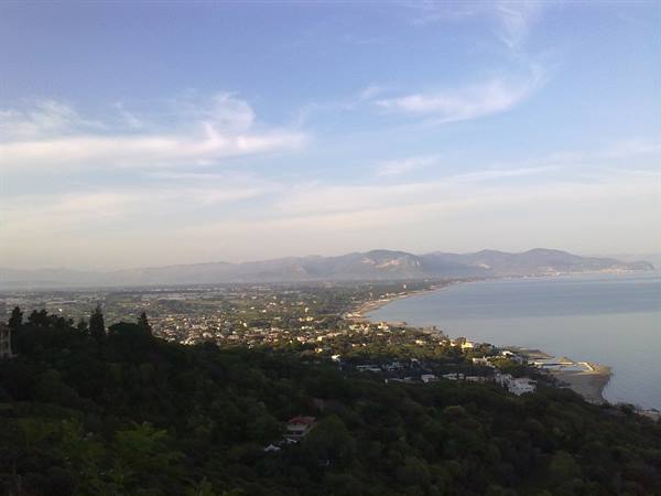 Panorama from the lighthouse road - San Felice and Terracina