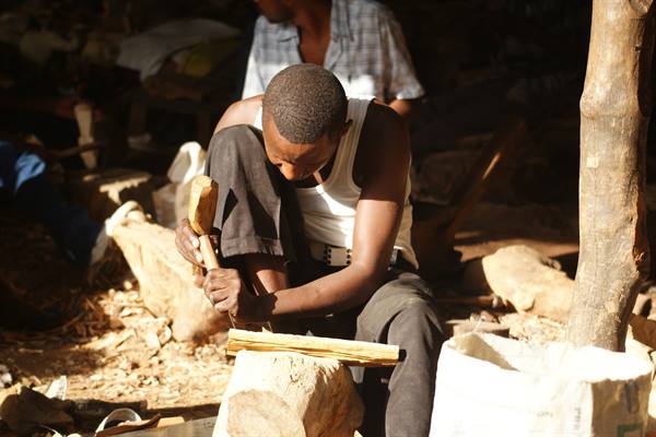 The wood factory of Malindi