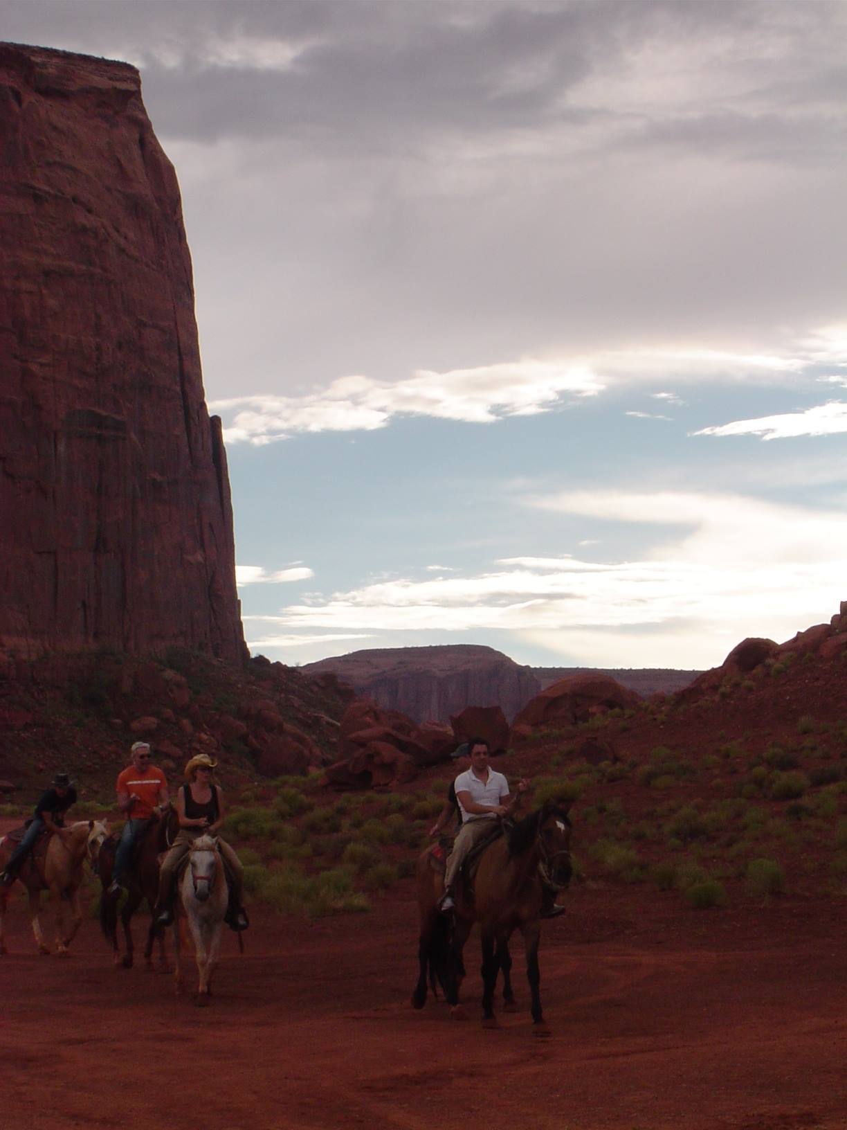 On horseback in the Wild West