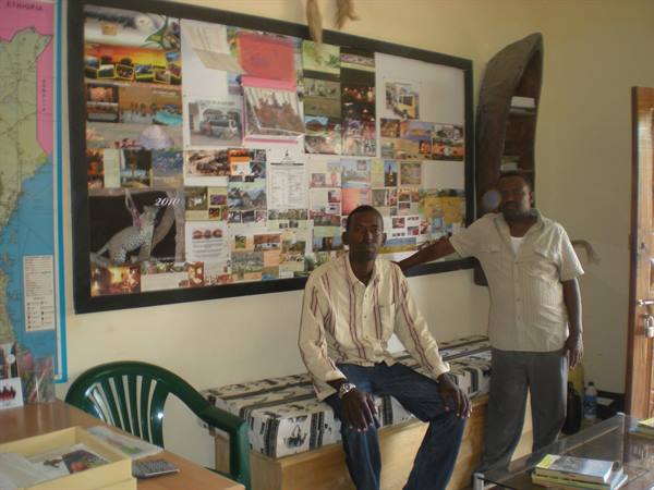 Shariff and Mohamed at work
