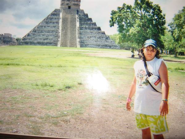 VERONICA AT CHICHEN ITZA