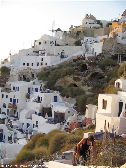 Oia at sunset