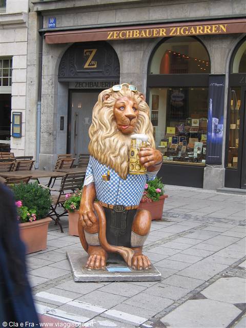 Munich - Here even the lions drink beer