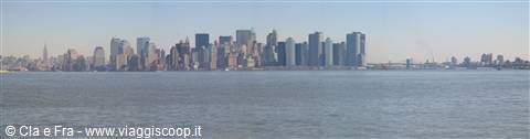 Manhattan from Liberty Island