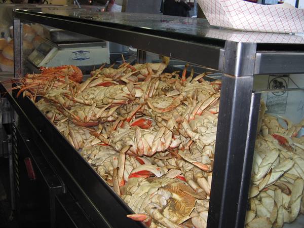 crabs at the Fisherman