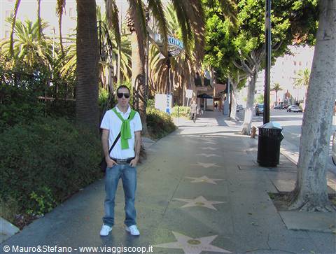 Mauro on the.... 'Walk of Fame'.....