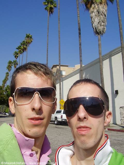 Stefano and Mauro on Sunset Blvd
