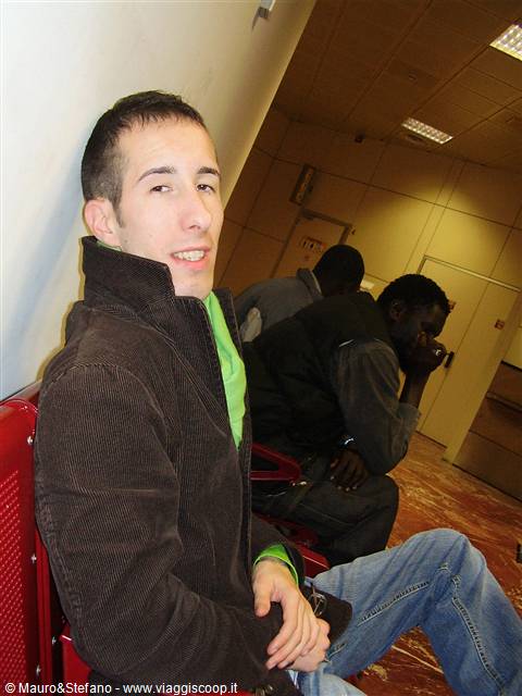 Mauro's nice, smiling face as he left for the states!!!