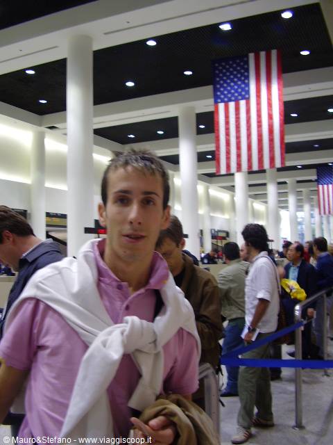 Stefano just landed in the States!!!!!