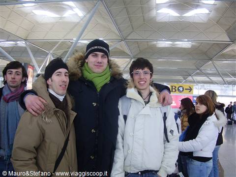 Mauro, Raffa and MIke.... just landed in London...