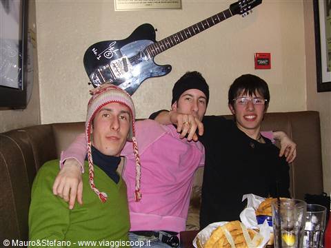 Stefano Mauro and Mike... Hardrock café