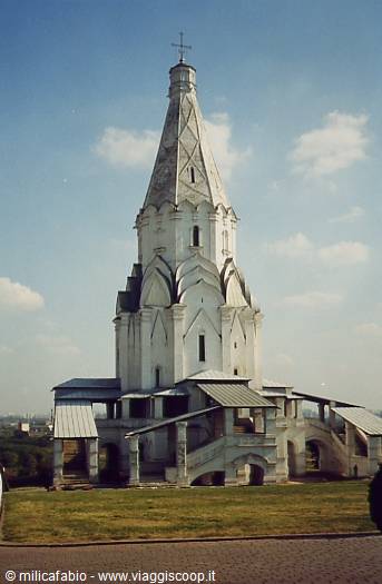 the all-white church protected by UNESCO in Kalomajski park