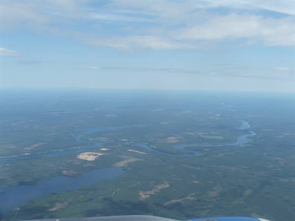 Water and land.