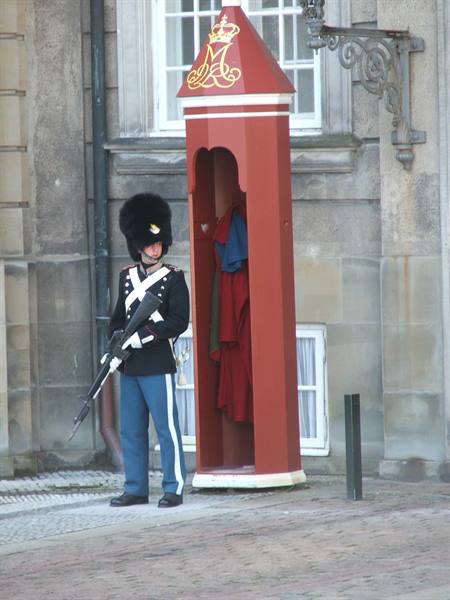 Copenhagen, the queen's guard.