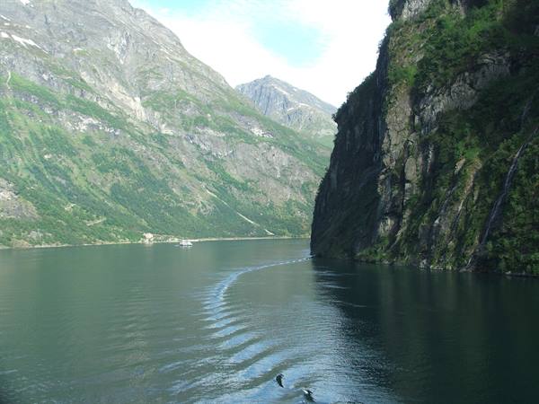in the Geirangerfjord