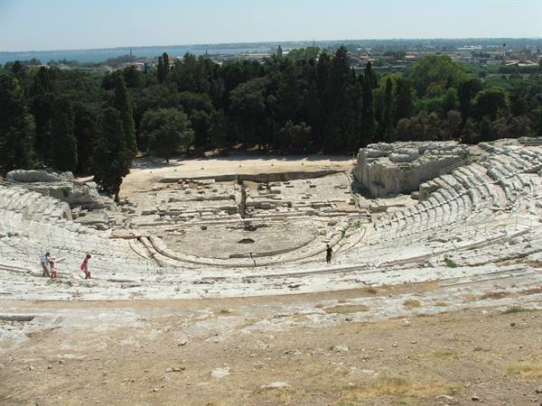 Syracuse, the Greek amphitheatre.