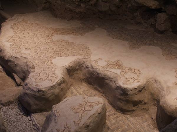 Roman mosaics.