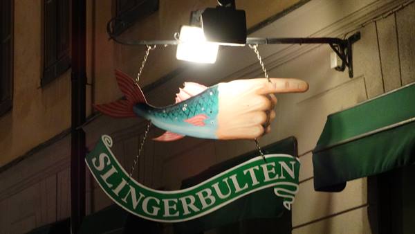 Gamla Stan, our favourite restaurant.