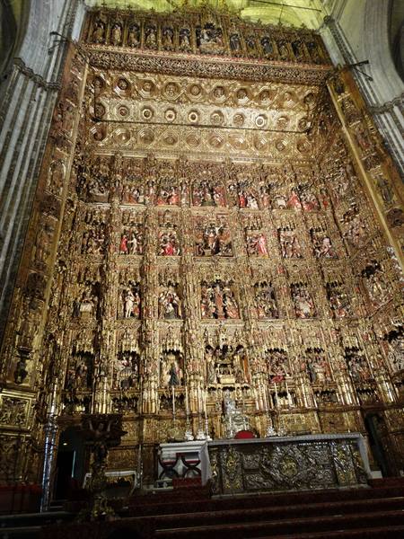 Seville, Cathedral, the High Altar retable