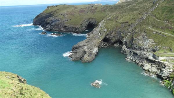 Cliffs. Tintagel.
