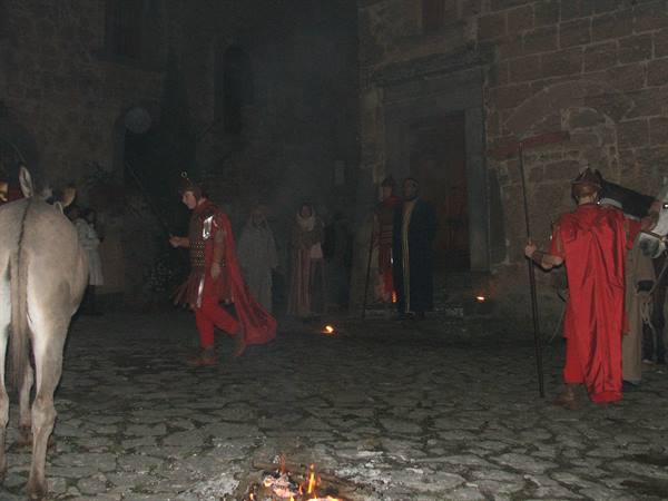 Civita di Bagnoregio,living nativity