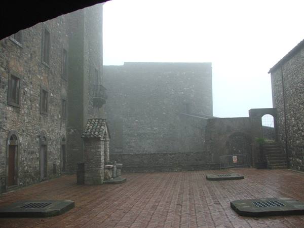Melfi castle,inner courtyard