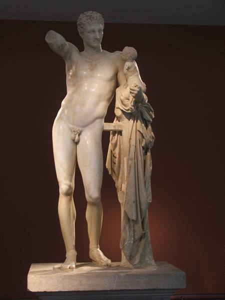 Olympia,Hermes of Praxiteles