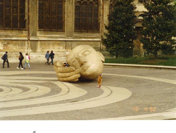 In front of Saint-Eustache